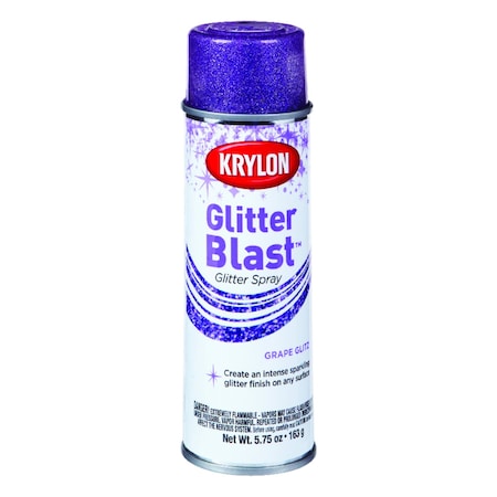 Krylon Krylon Glitter Blast Grape Glitz Spray Paint 5.75 oz K03813000